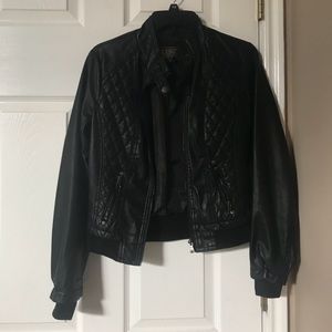 Ci Sono black leather jacket